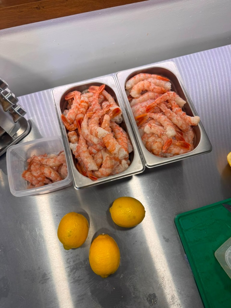 Preparación de ingredientes frescos